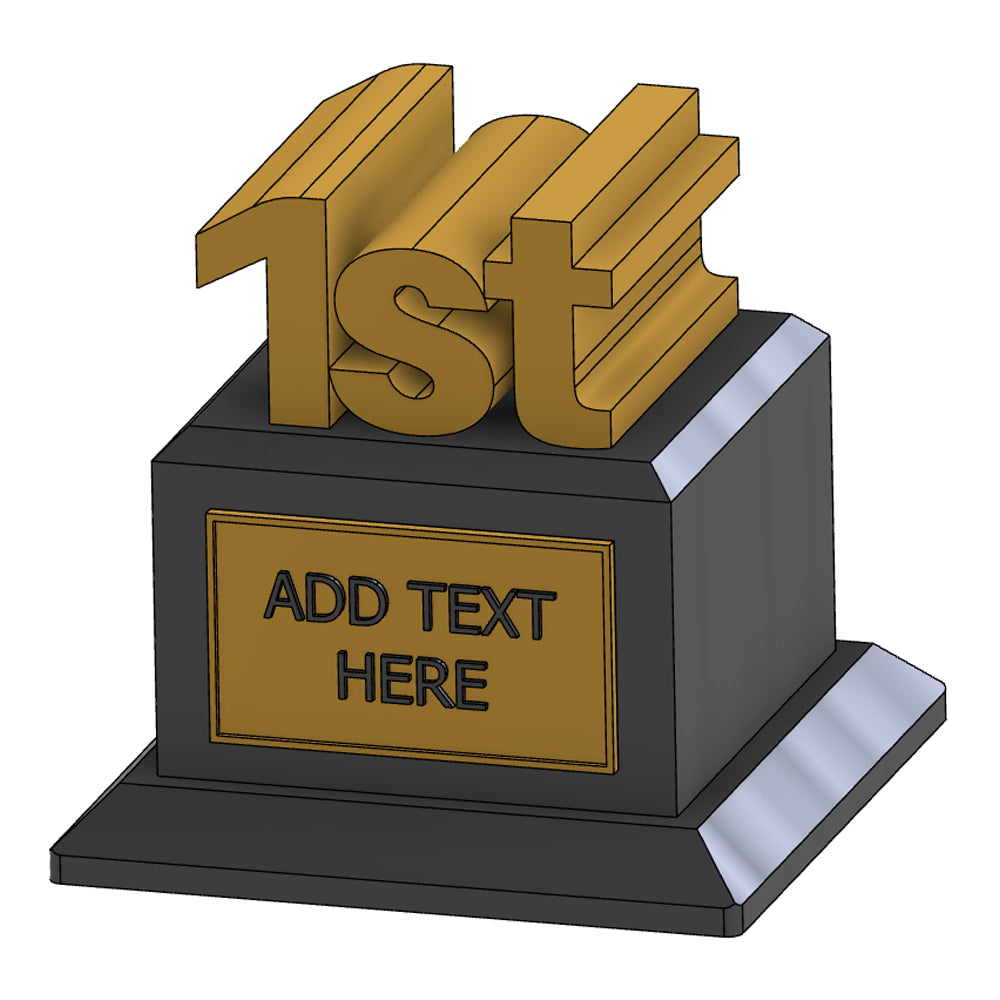 Custom Extruded Number Trophies